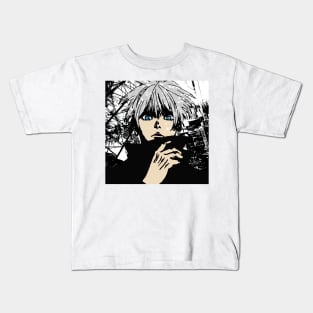 GOJO SATARO VECTOR ART Kids T-Shirt